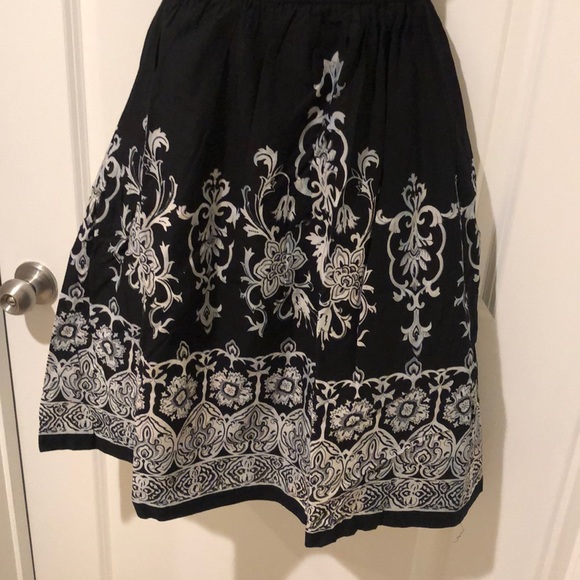 WHBM black strapless dress Sz 6 - Picture 3 of 6